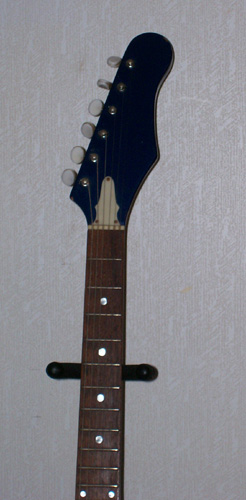 1960s Teisco EJ-1: Headstock