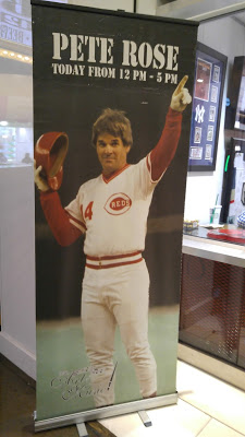 Pete Rose personal appearance sign