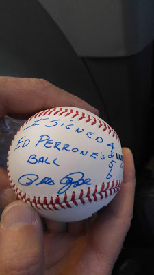 Baseball signed by Pete Rose: I signed Ed Perrone's ball