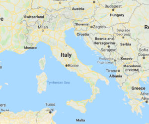 Map of Italy